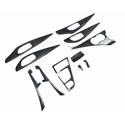 Infiniti Q50 2014+ Carbon Interior Trim 11Pcs/set (LHD only)(Driver side door cover w/o hole)
