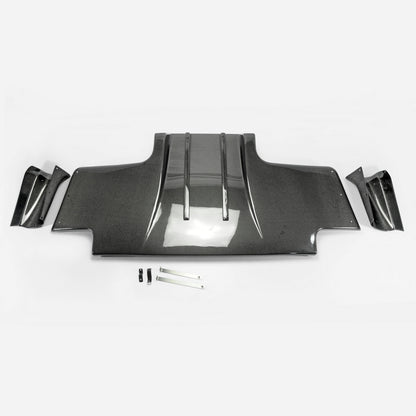 Nissan Skyline R33 GTR TS Style Type 2 Rear Diffuser w/ Metal Fitting Accessories (5pcs)