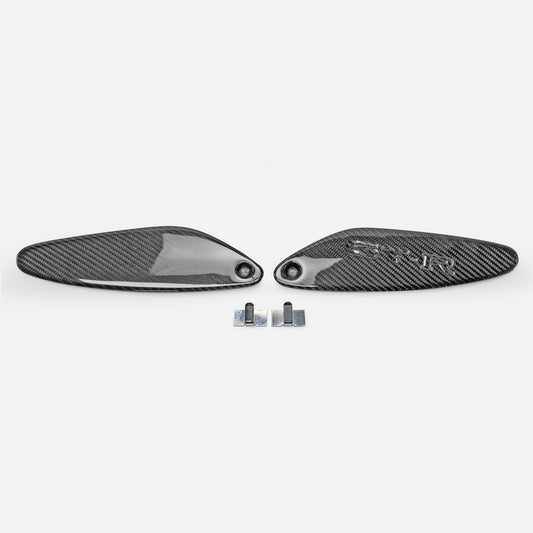Nissan Skyline R33 GTR Spoiler 'GTR' Logo End Caps with metal clips