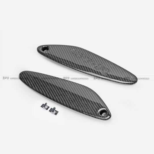 Nissan Skyline R33 GTR Spoiler 'GTR' Logo End Caps with metal clips