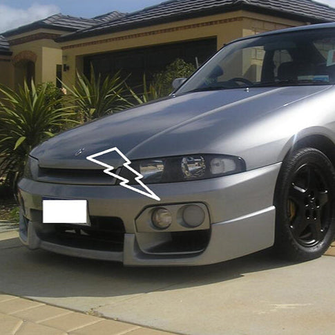 Nissan Skyline R33 Spec 2 OE Front Bumper Fog Light Cover