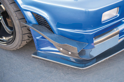 Nissan Skyline R34 GTR AS Type Front Bumper Canard (4pcs)