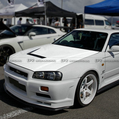 Nissan Skyline R34 GTR K Style Vented Hood