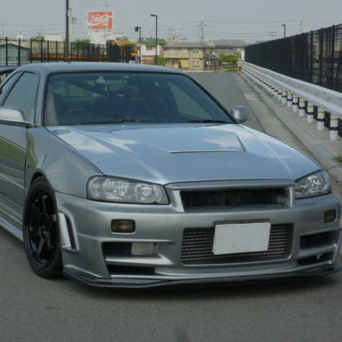 Nissan Skyline R34 GTR K Style Vented Hood