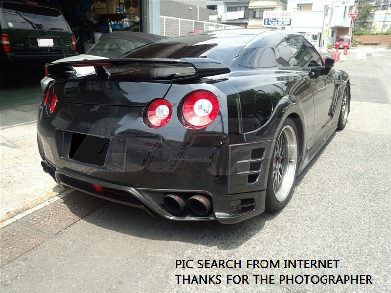 Nissan R35 TS Style Rear Fender Bumper Add On