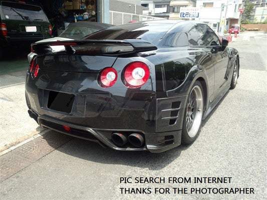 Nissan R35 TS Style Rear Fender Bumper Add On