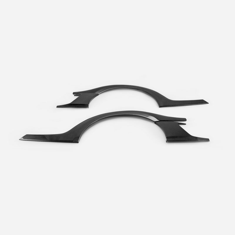 Nissan R35 GTR 08-17 (17'Ver TS Style) Rear Fender Flares With Rear Bumper Add On（US IN STOCK）
