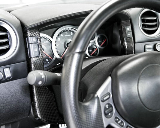 Nissan R35 GTR center gauge bezel set (2 pcs)(LHD)