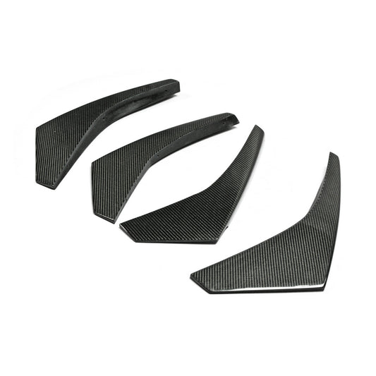 Nissan R35 GTR 2012 On front bumper canard (For OEM Front Bumper)