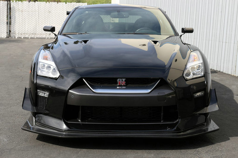 Nissan MY17 R35 GTR AP Type Front Bumper canard 2Pcs