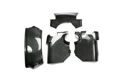 Nissan R35 GTR steering column surround trim set (4 pcs)(LHD)