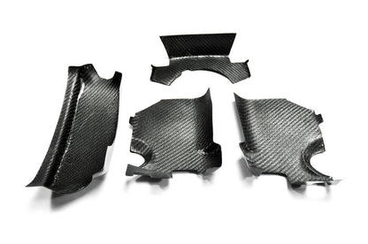 Nissan R35 GTR steering column surround trim set (4 pcs)(LHD)
