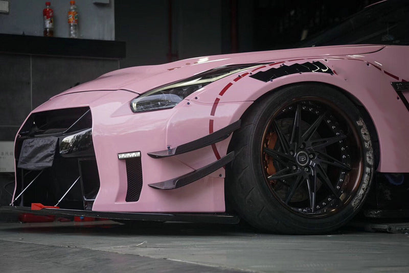 Nissan GTR R35 CBA DBA LBV2 Style wide front fender