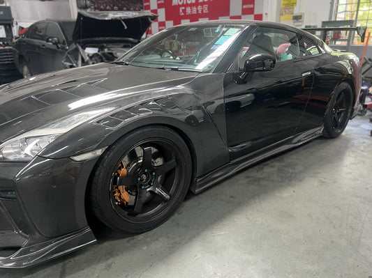 Nissan MY17 R35 GTR TSVS Type Front vented fender with add on 4Pcs (Only for R35-FB-TSVS)