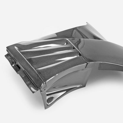 Nissan GTR R35 2013 Ver VRS Style FRP Front fender with  louver fin (Inc 6 fins,  side maker use F51 Fuga)