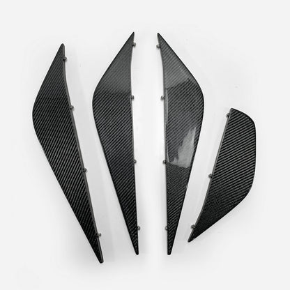 Nissan 2012 on R35 EPA Style Rear Under Bottom Diffuser blade only 4Pcs
