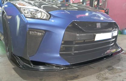 Nissan Skyline R35 GTR TS Style MY17 Front Diffuser (Only use with TS Style front bumper)