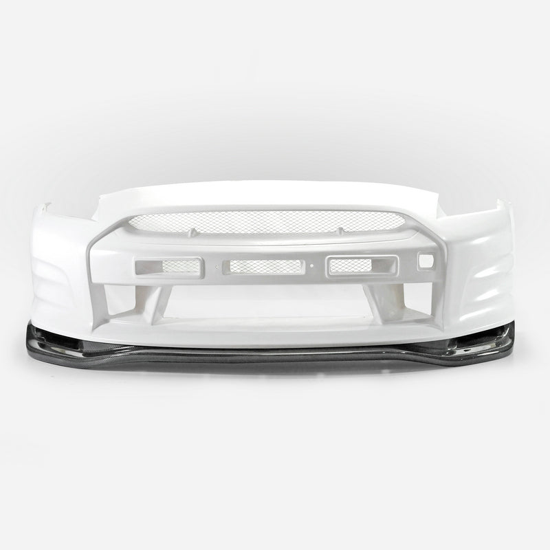 Nissan R35 TS Style Front diffuser With Duct(Only can fit TS FB)