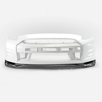 Nissan R35 TS Style Front diffuser With Duct(Only can fit TS FB)