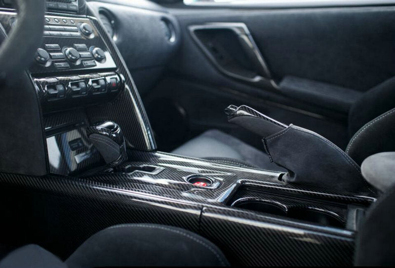 Nissan 09-12 R35 Front shifter Console Cover (Stick On) LHD Only