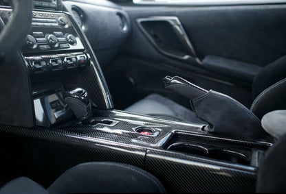 Nissan 09-12 R35 Front shifter Console Cover (Stick On) LHD Only