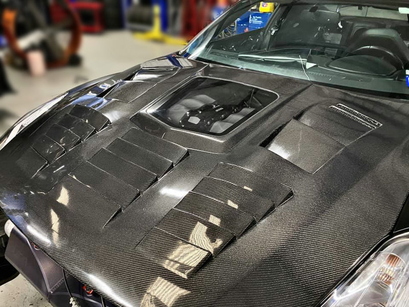 Nissan GTR R35 CBA DBA CLR Style Side Hood