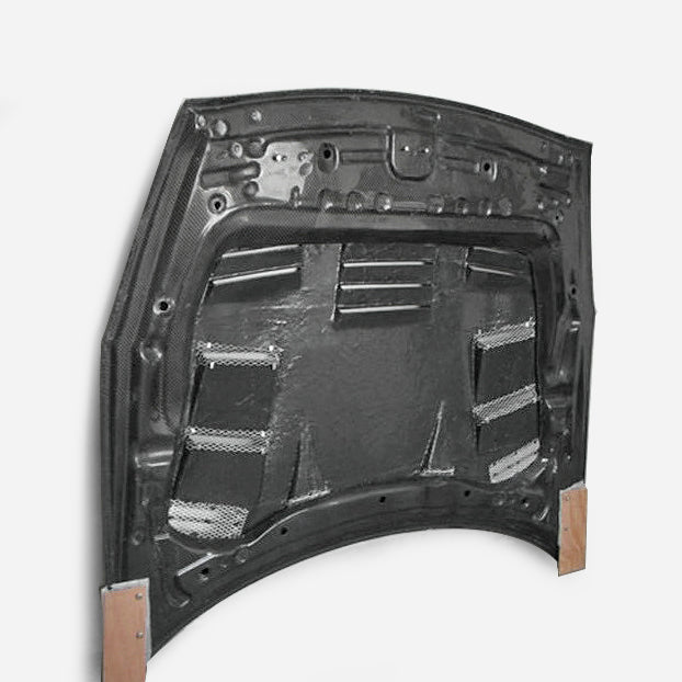 Nissan GTR R35 CBA DBA GT3R Style front hood (with raintray underside)