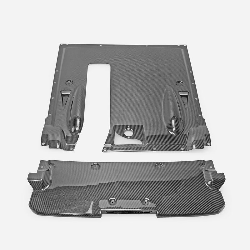 Nissan 2008-16 R35 TS style rear under bumper Ver.2 (2 pcs kit)