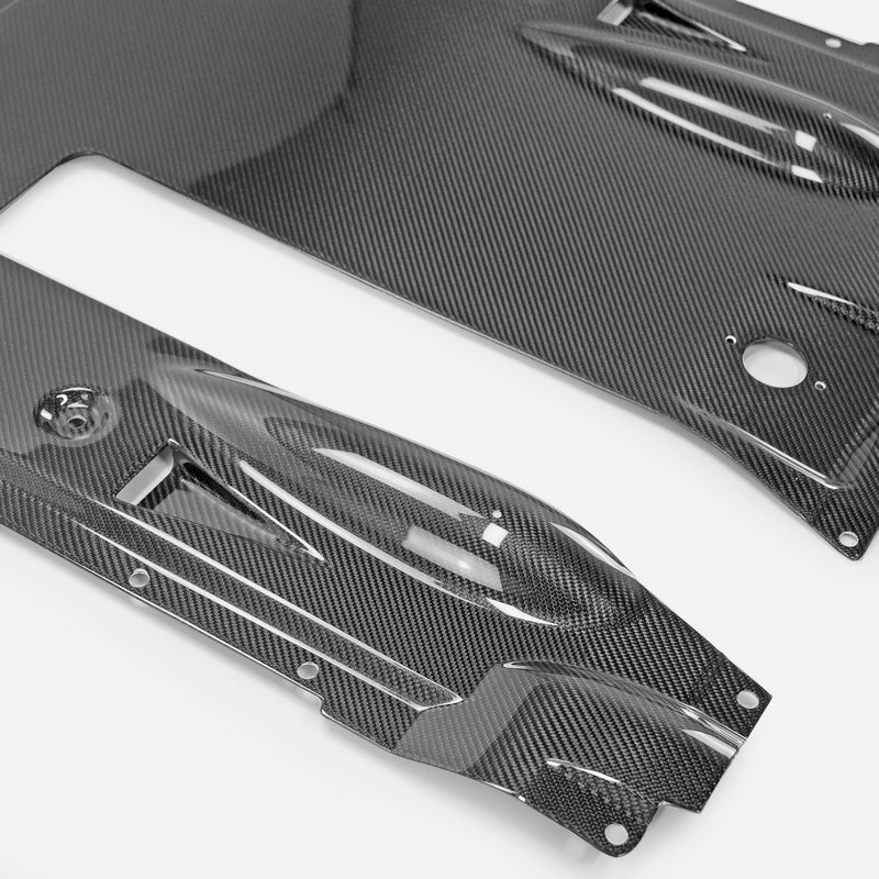 Nissan 2008-16 R35 TS style rear under bumper Ver.2 (2 pcs kit)