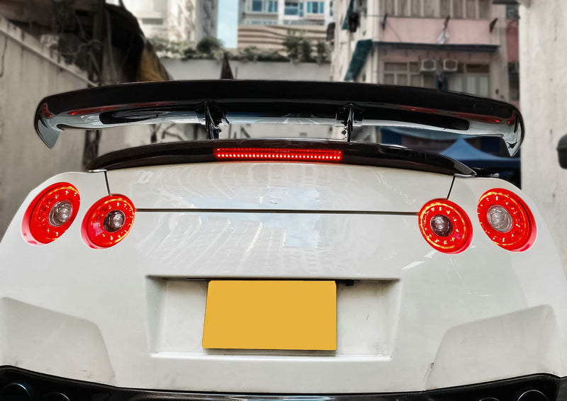 Nissan R35 GTR VRS Style Hyper Narrow GT Wing (Use OEM Brake Lights)