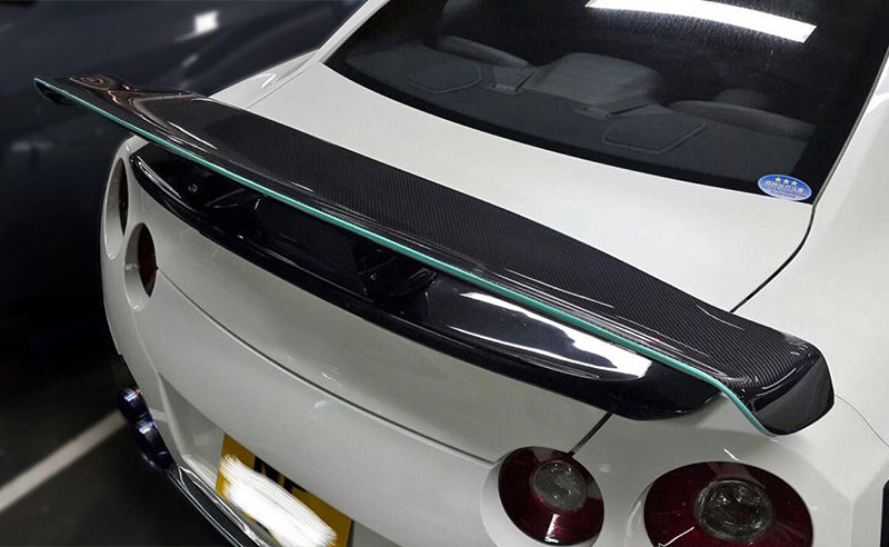 Nissan R35 GTR VRS Style Hyper Narrow GT Wing (Use OEM Brake Lights)