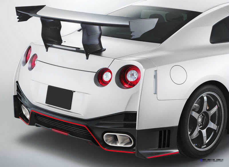 Nissan GTR R35 N-ATTK Style Rear Spoiler (Included Lights)