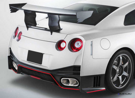 Nissan GTR R35 N-ATTK Style Rear Spoiler (Included Lights)
