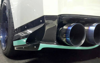 Nissan GTR R35 2013 Ver VRS Style Rear under skirt side air shroud