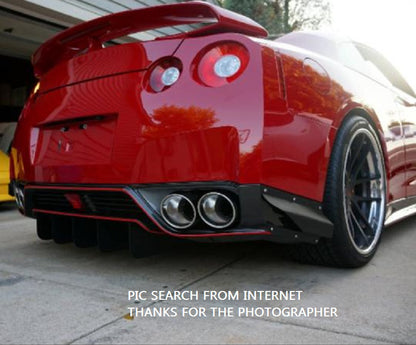 Nissan GTR R35 2013 Ver VRS Style Rear under skirt side air shroud