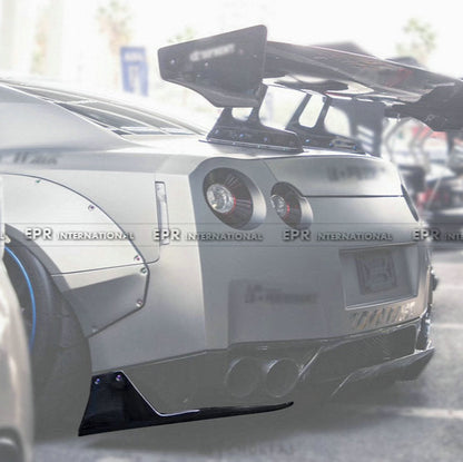 Nissan R35 LB Style Rear Bumper Splitter