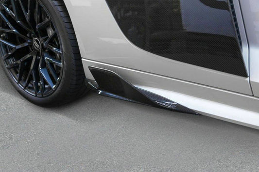 AUDI 2015-18 R8 Type 4S CRS Style side fins (not fit new model 2019on)