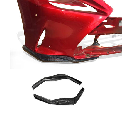 Lexus RC200t RC350 15-16  carbon front lip 2 Pcs (F-sport front bumper only)
