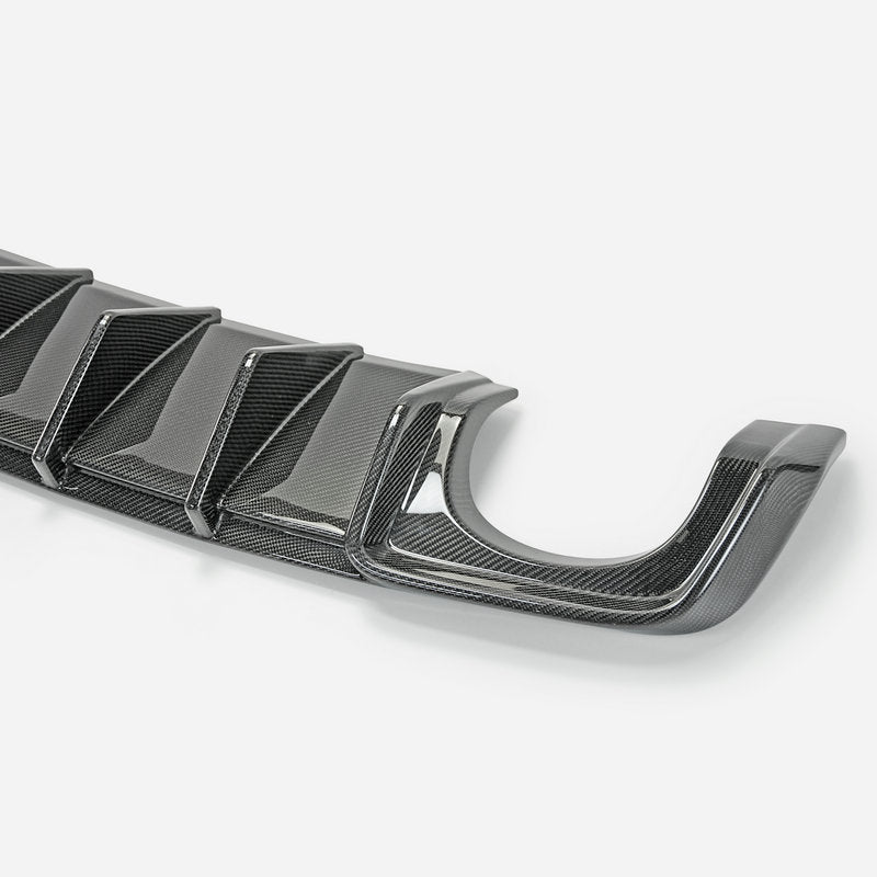 AUDI 2015-2016 RS3 8V Sportback Pre-facelift MTD2 Type rear diffuser