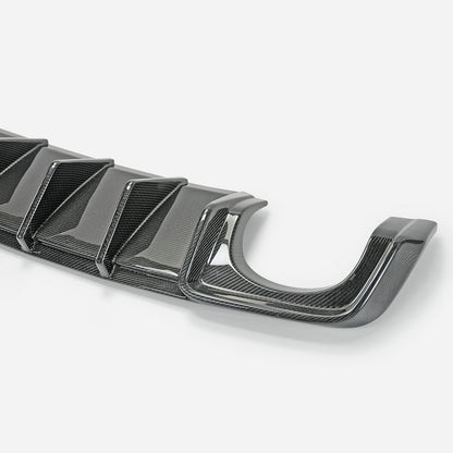 AUDI 2015-2016 RS3 8V Sportback Pre-facelift MTD2 Type rear diffuser