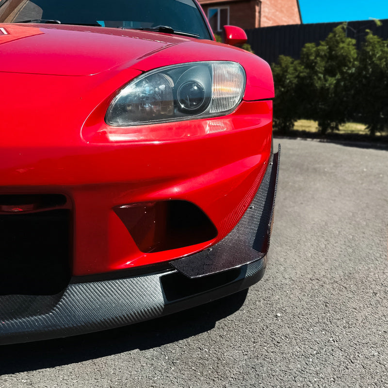 Honda S2000 AP1 AP2 VTX Style Front Bumper Canard (For VTX front bumper only)