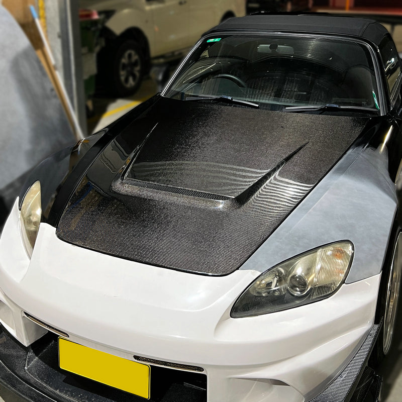 Honda S2000 TM Type front vented Hood