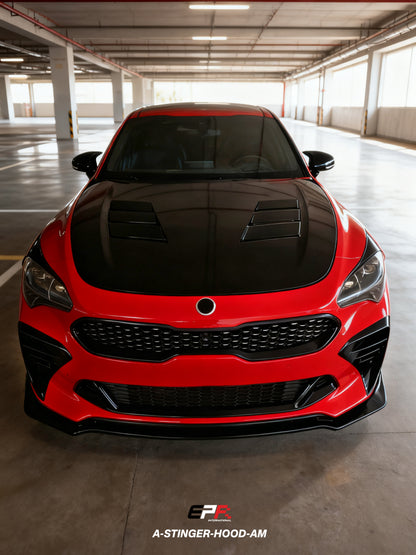 Kia Stinger AM Type vented hood