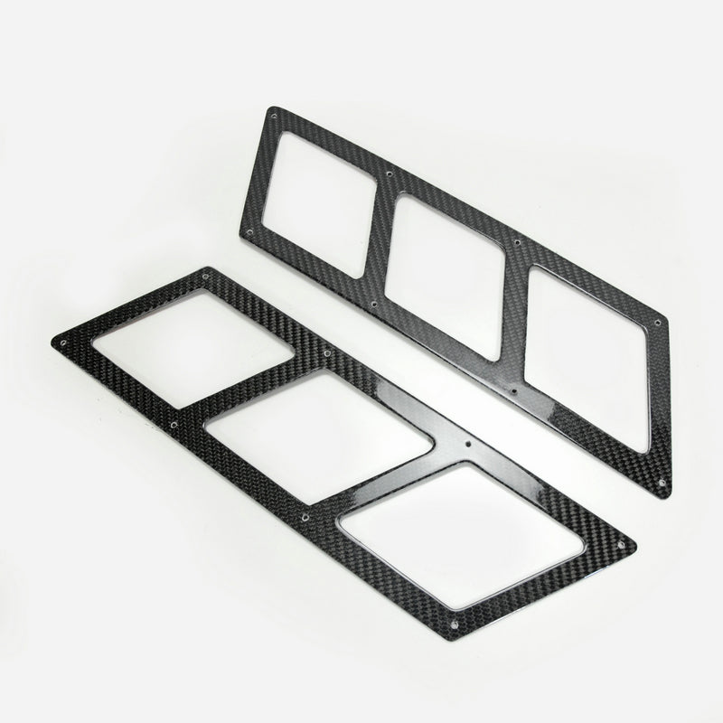 Universal Carbon bumper air vent duct  (360mm x 100mm)