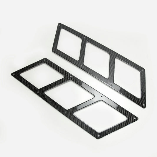 Universal Carbon bumper air vent duct  (360mm x 100mm)