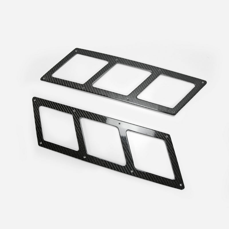 Universal Carbon bumper air vent duct  (360mm x 100mm)