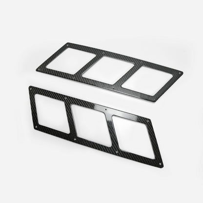 Universal Carbon bumper air vent duct  (360mm x 100mm)