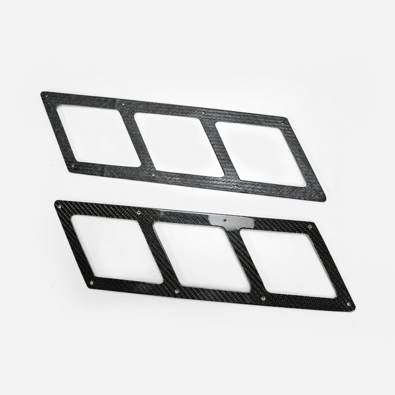 Universal Carbon bumper air vent duct  (360mm x 100mm)