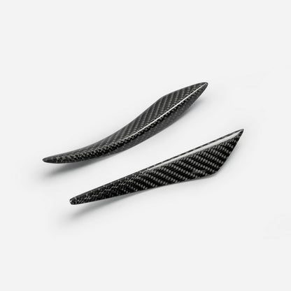 Universal Front Bumper Canard Bent Style 4Pcs