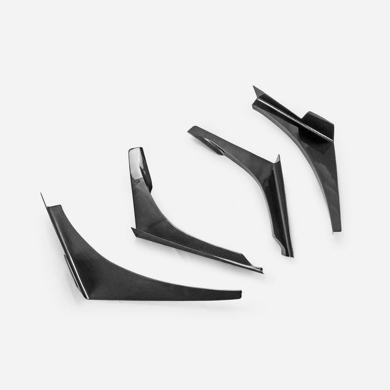 MITSUBISHI Fit Mitsubishi EVO 7 8 9 VTX Cyber Canard 4 Pcs Large Type 1